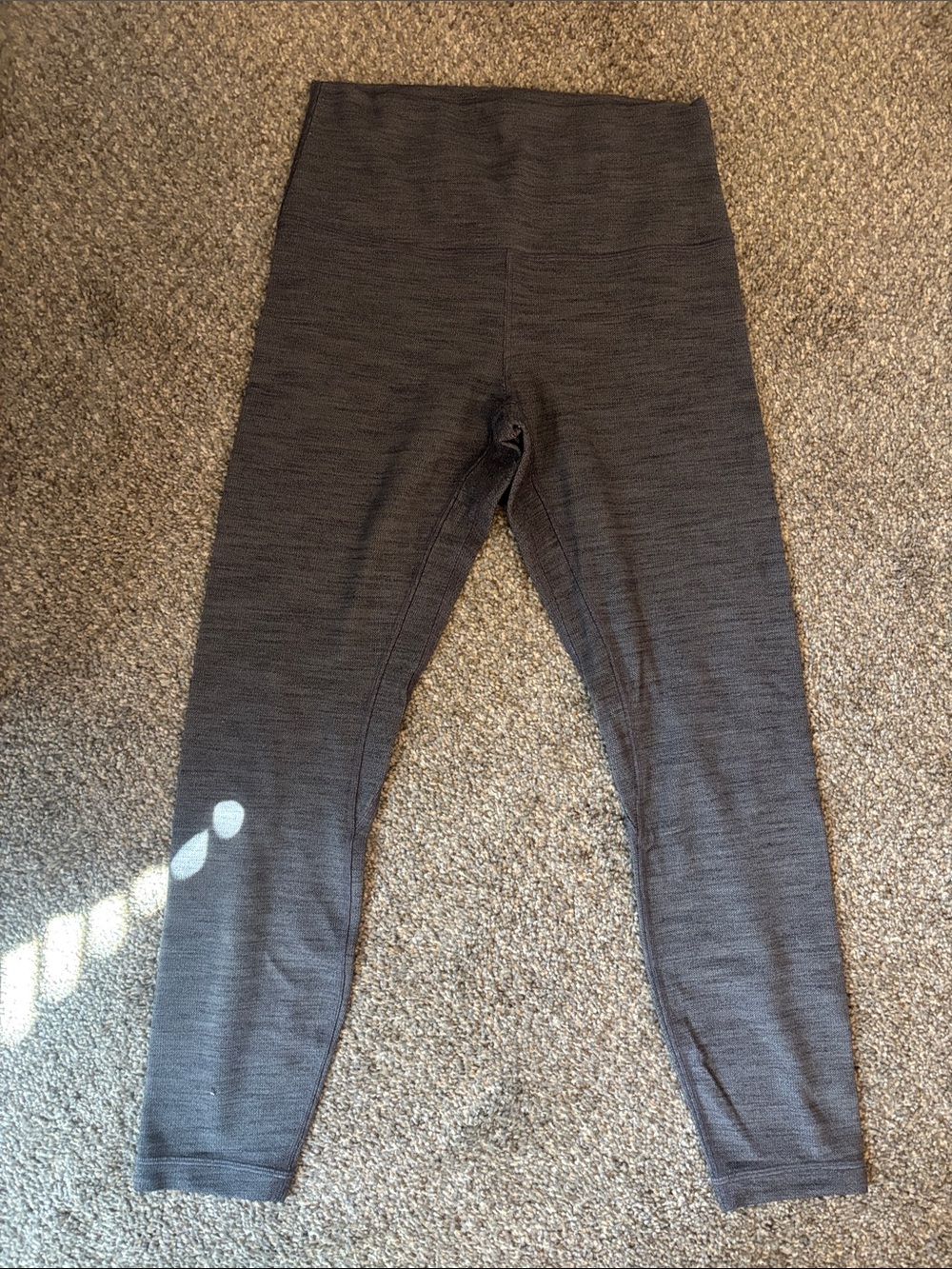 lululemon athletica High-Rise Seamless Leggings in Charcoal Gray